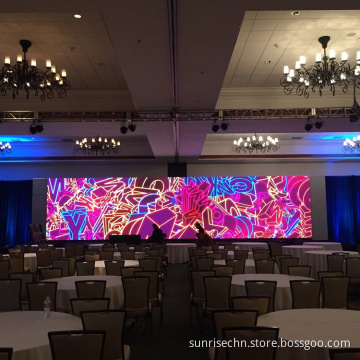 Professional P3.91mm Indoor LED Video Wall & Stage Background Displays for Rent